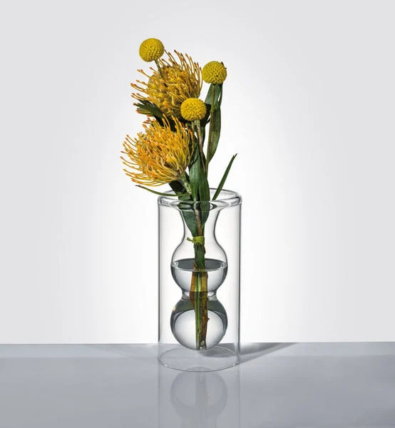 Bolina, vaso per fiori a doppia sfera - Blueside Emotional Design