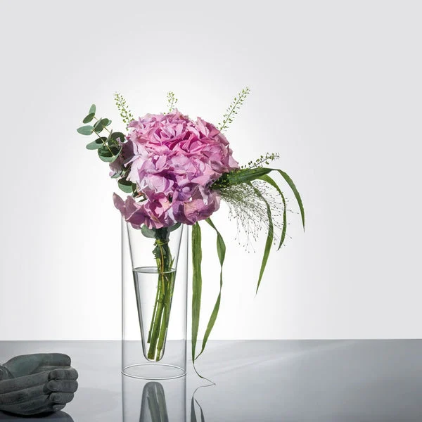 Vento, vaso a doppia parete in vetro - Blueside Emotional Design
