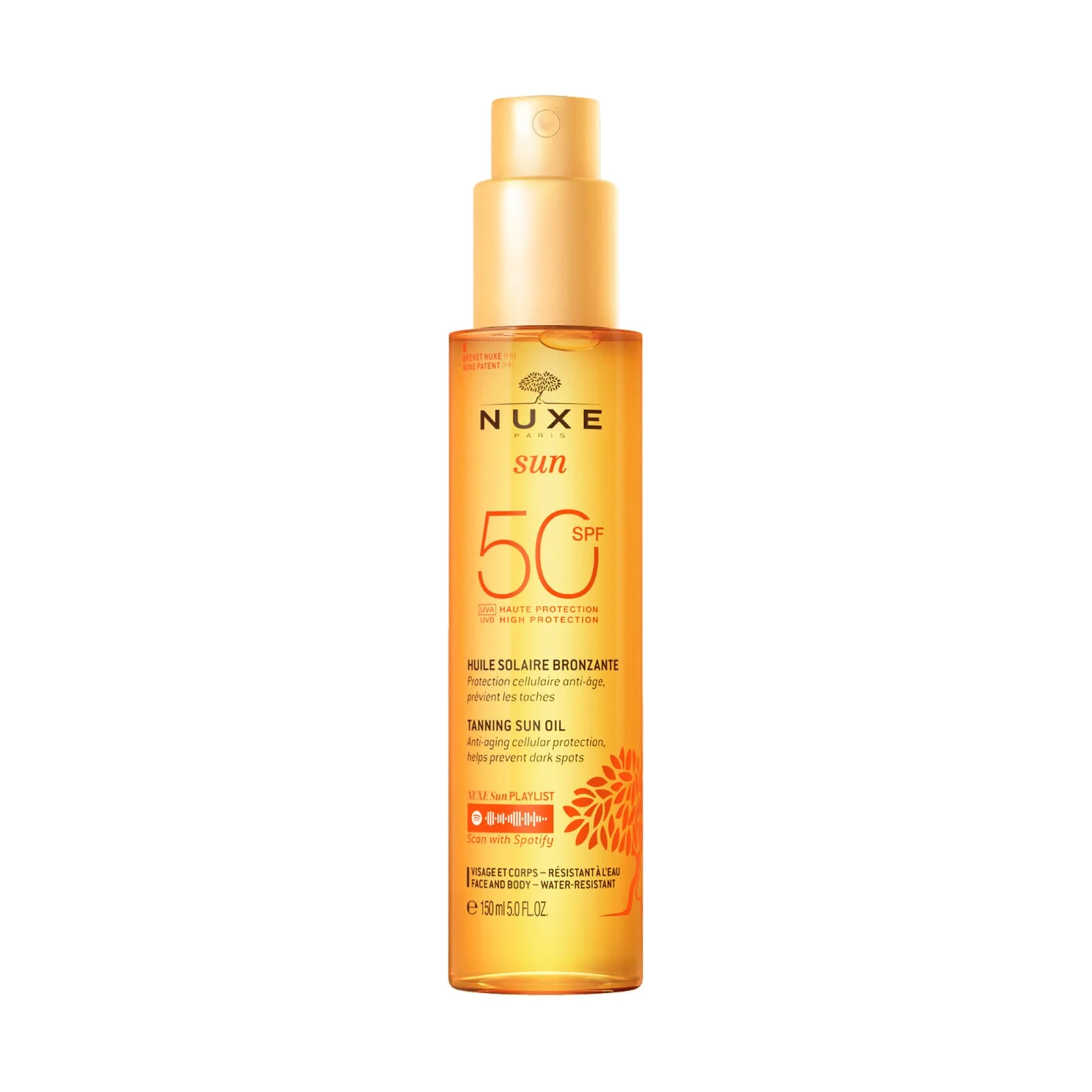 Sun Olio Solare Abbronzante SPF50 150 ml - Nuxe