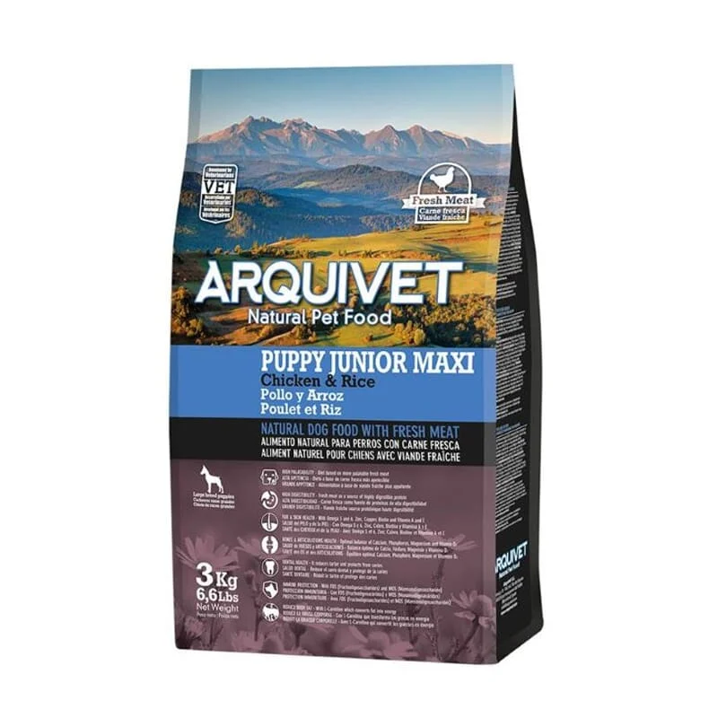 Alimento Cani Puppy-Junior Maxi Pollo e Riso 3 Kg