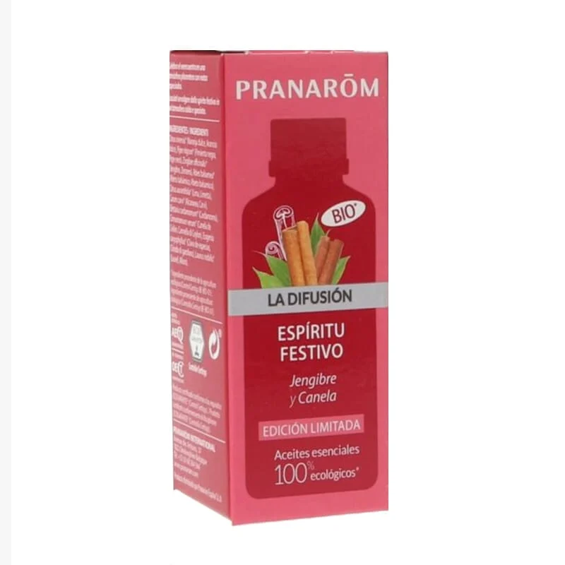 Spirito Festivo Oli Essenziali di Arancia e Zenzero - Pranarom