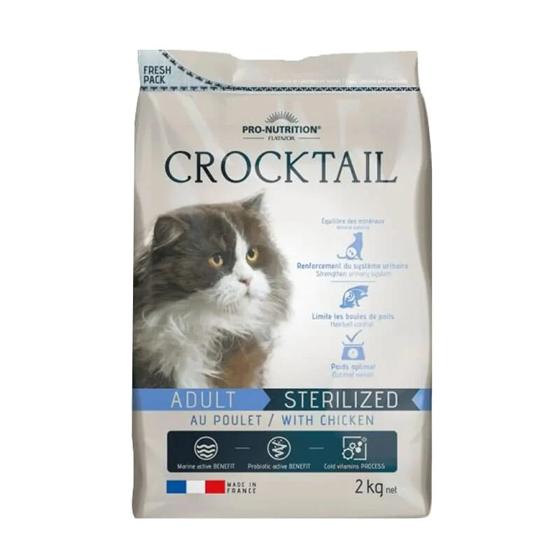 Crocktail Adult Sterilized Pollo 2 Kg - Flatazor