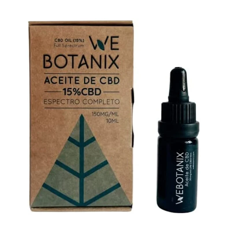 Olio di CBD 15% Full Spectrum Bio 10 ml - WeBotanix