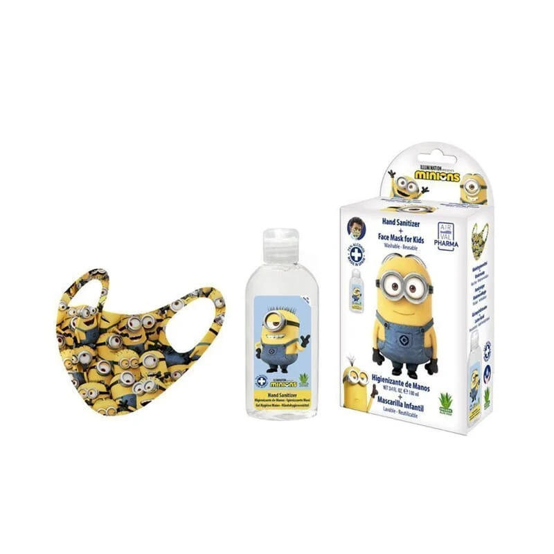 Minions Igienizzante Mani 100 ml + Maschera - Cartoon