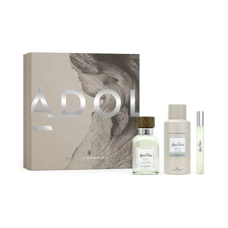 Agua Fresca EDT 120 ml + EDT 10 ml + Deodorante 150 ml Lotto - Adolfo Dominguez