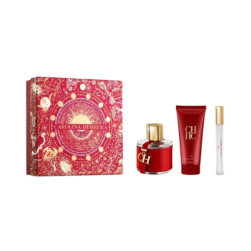 CH EDT 100 ml + Body Lotion 10 ml + Body Lotion 100 ml Lotto - Carolina Herrera