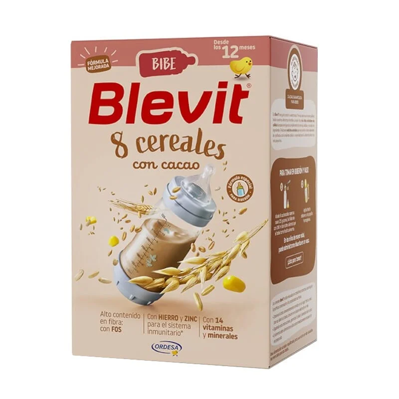 Blevit Bibe 8 Cereali Con Cacao 500g