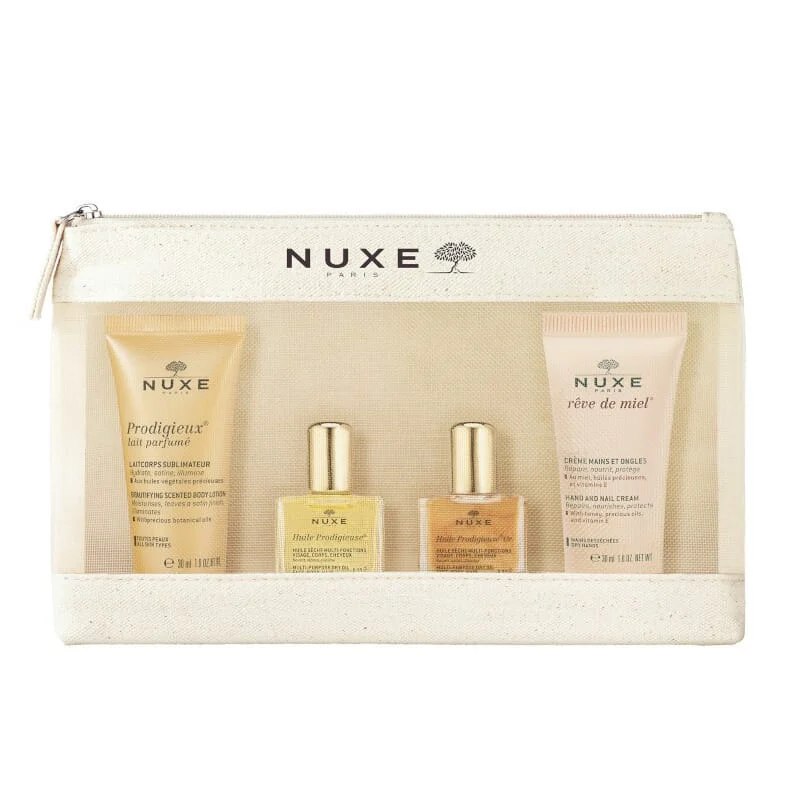 Necessaire Da Viaggio Prodigieuse 4 Pezzi - Nuxe