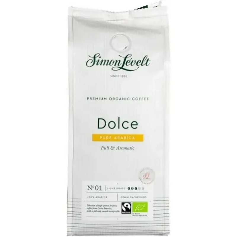 Caffè Macinato Dolce Arabica Bio 250g - Simon Levelt