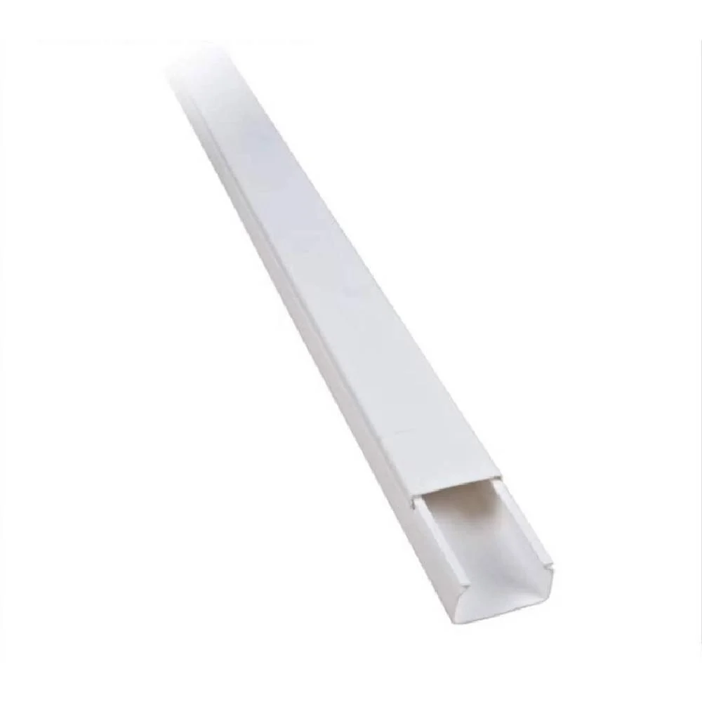 2 CANALINA ELETTRICA PASSACAVI PLASTICA CT2 2MT 40X25MM BIANCA COPERTURA 5624025 - TrAdE Shop Traesio