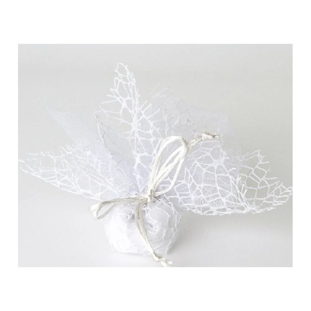 20 SACCHETTI VELO VELETTI ORGANZA RETE TULLE PER CONFETTI MATRIMONIO BOMBONIERE - TrAdE Shop Traesio