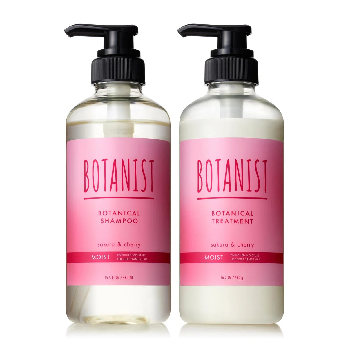 BOTANIST Shampoo Treatment Set - Moist - Cherry Fragrance - 2025 Limited Edition