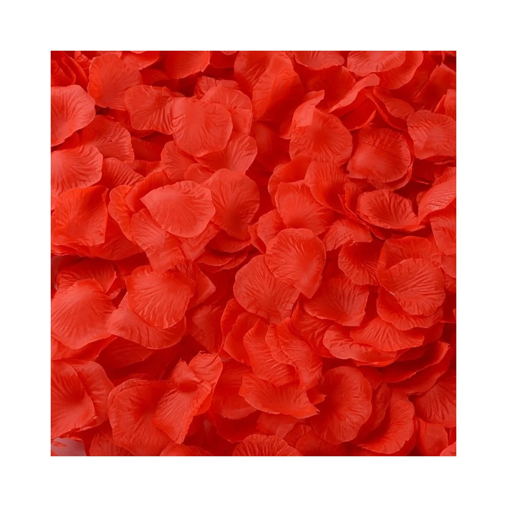 2400 PEZZI PETALI PETALO DI STOFFA ROSSO ARTIFICIALI DECORO VETRINE NOZZE PARTY - TrAdE Shop Traesio