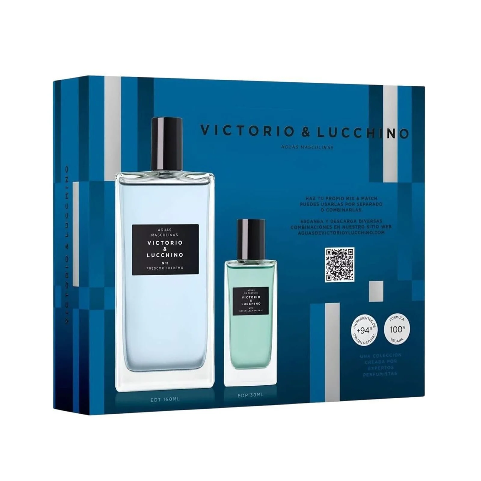 Acque Maschili Nº2 EDT 150 ml + EDP 30 ml Set - Victorio & Lucchino