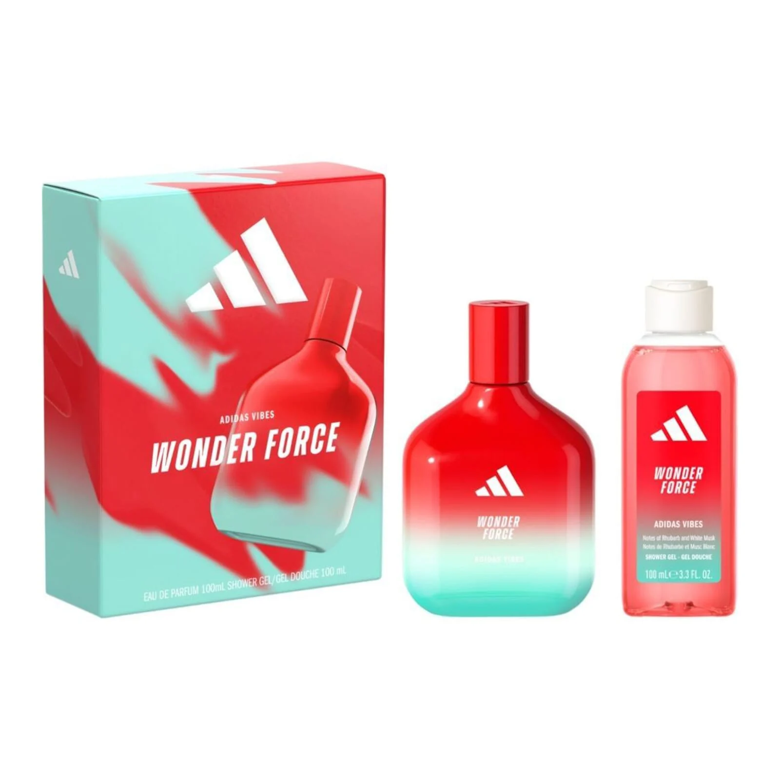 Vibes Wonder Force Set EDP 100 ml + Gel da bagno 100 ml - Adidas