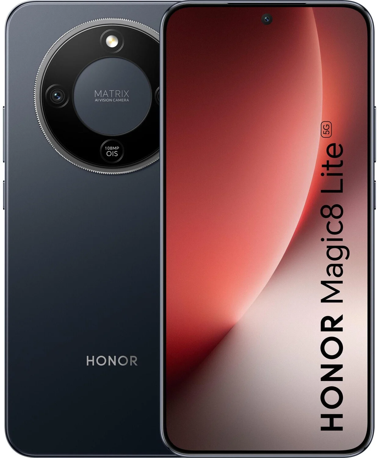 Honor Magic8 Lite 5G Dual Sim 8GB RAM 256GB Midnight Black - Cellulari e smartphone