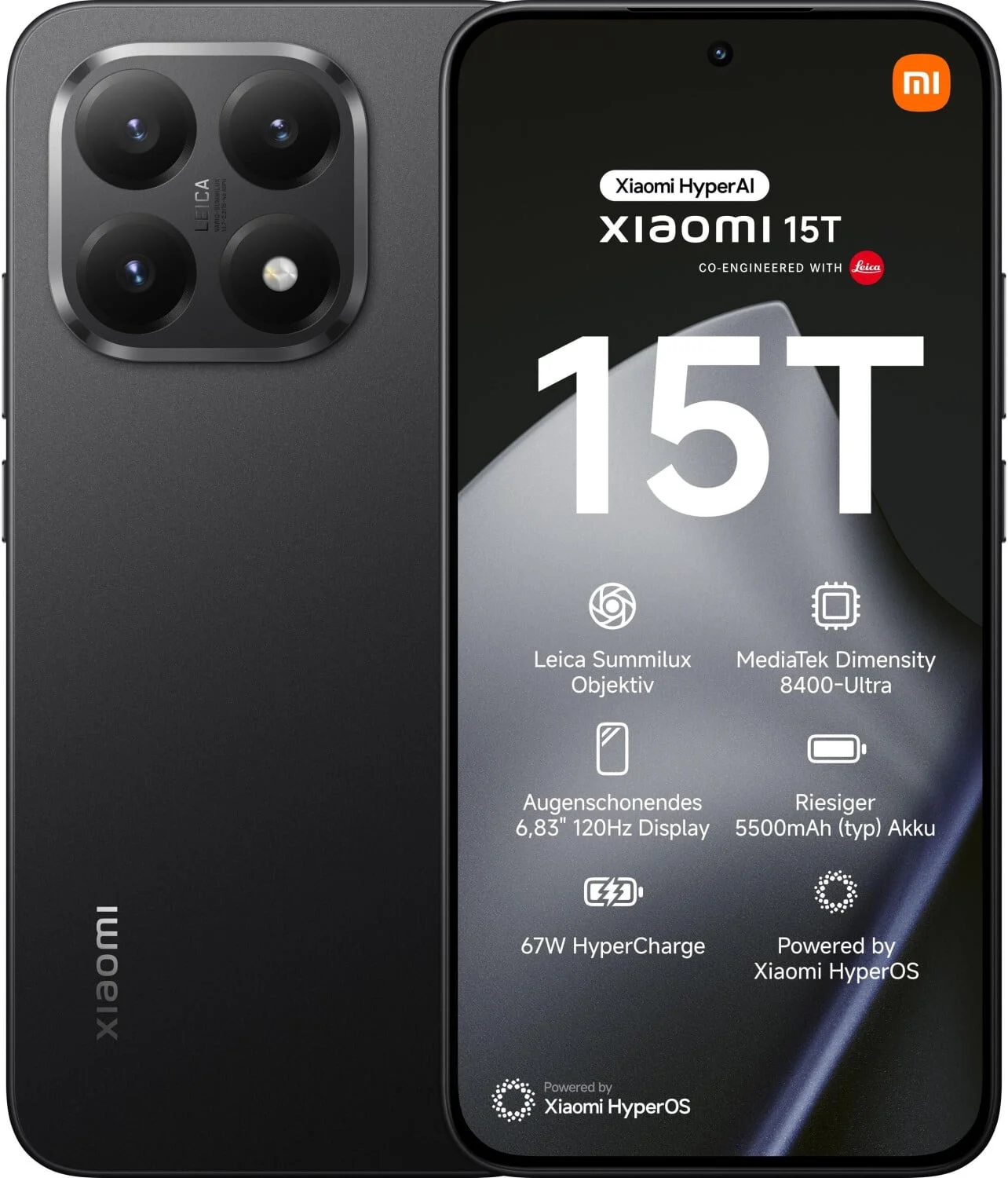 Xiaomi 15T 512GB Black Smartphone Android - Cellulari e smartphone