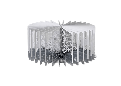 360°BOOK Libro 360° Natale Diorama Foresta Innevata - YOSUKE OONO