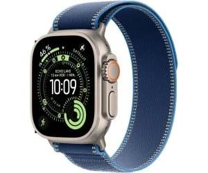 Apple Watch Ultra 3 (2025) Cell 49mm Titan Natural Case With Trail Loop M Blue - Smartwatch