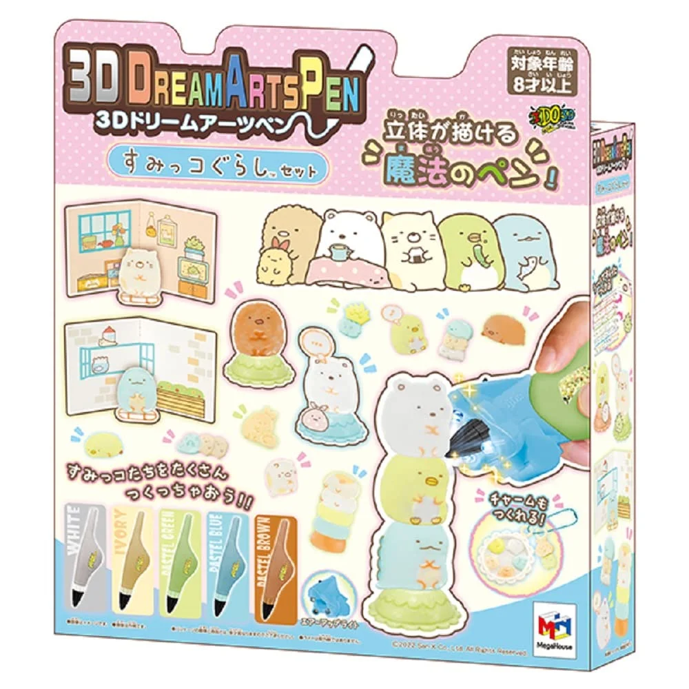 3D Dream Arts Pen sumikkogurashi Set - Mega House