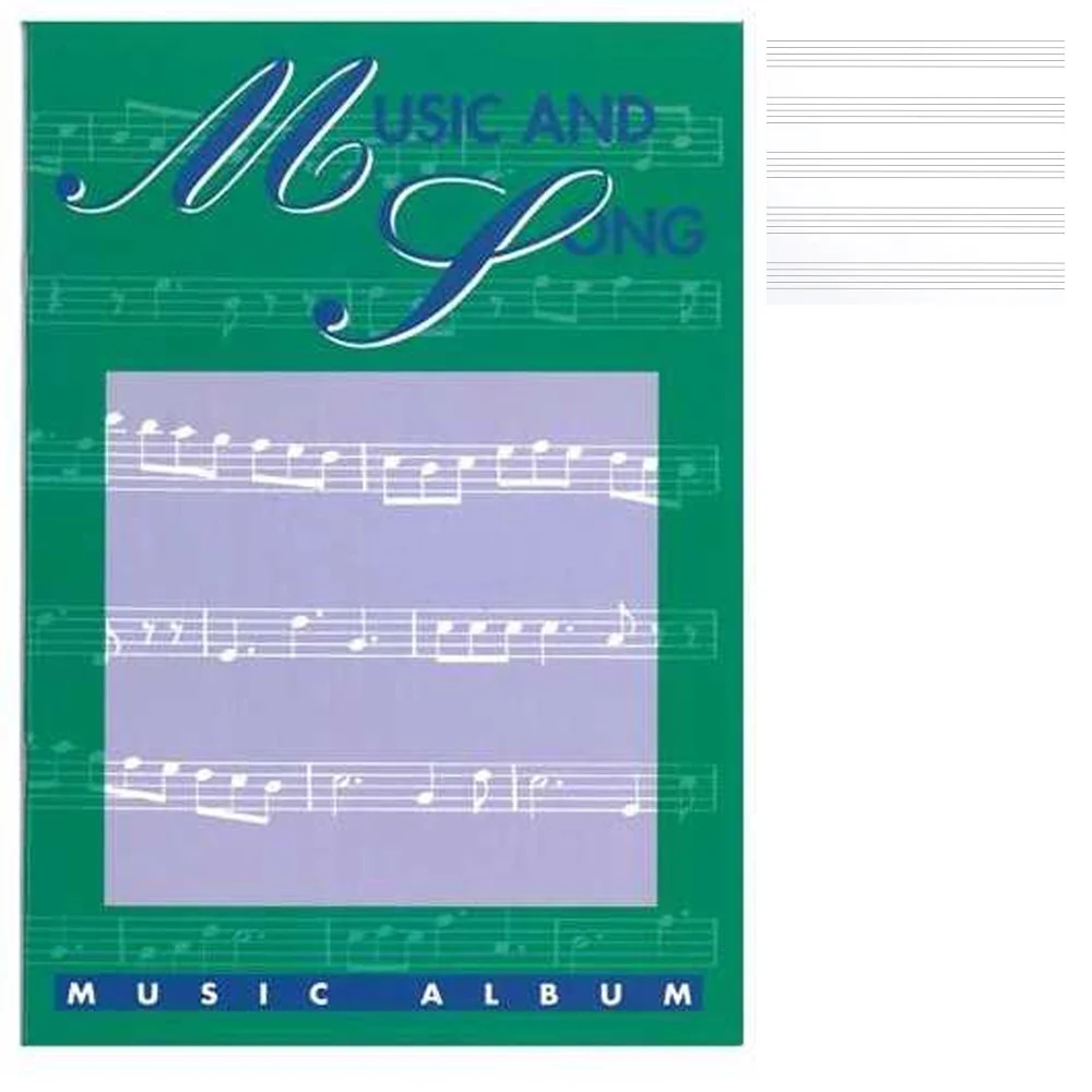 5 X PENTAGRAMMA QUADERNO A4 MAXI MUSICA SPARTITI SPARTITO MUSICALE 15 FOGLI - TrAdE Shop Traesio