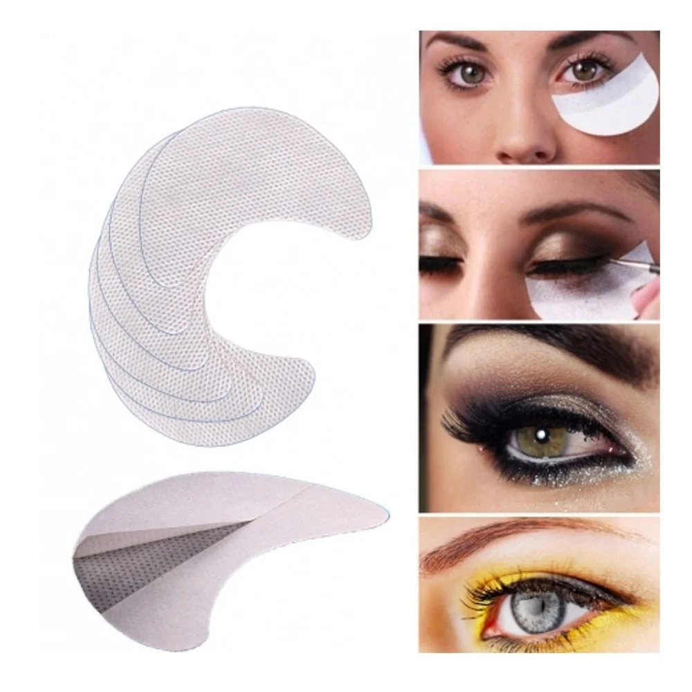50 GUIDA PADS PATCH OCCHI ADESIVO DISCHETTI PER EYELINER OMBRETTO GATTO MAKE UP - TrAdE Shop Traesio