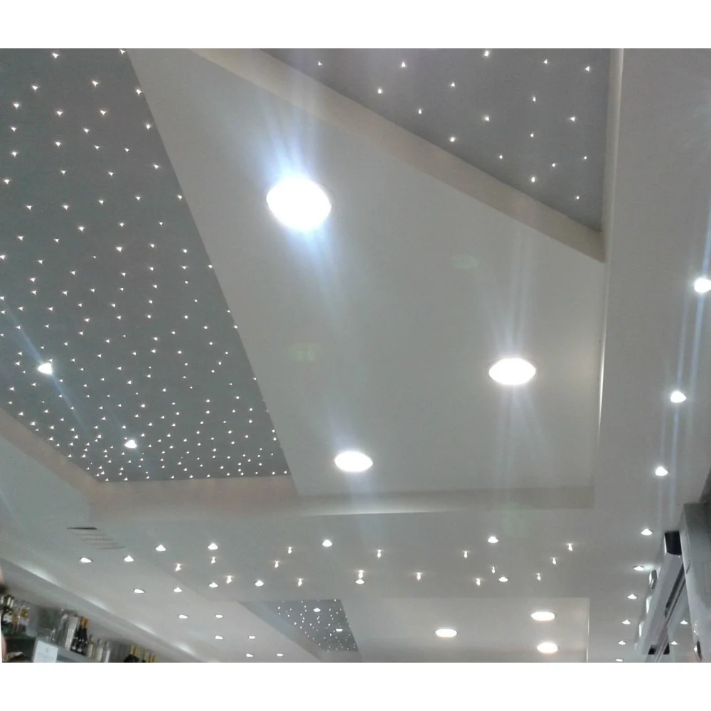 50 LED CIELO STELLATO INCASSO LUCE BIANCA O BLU FREDDA KIT PUNTI LUCE 5/12V - TrAdE Shop Traesio