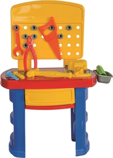 TAVOLO BANCO DA LAVORO COMPLETO DI 35 ACCESSORI 41,5 X 27 X H65 CM - TECHMADE