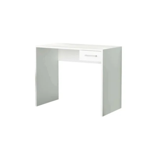 SCRIVANIA PORTA PC TOM IN COLORE BIANCO 90 X 45 X H74 CM - MAURY'S