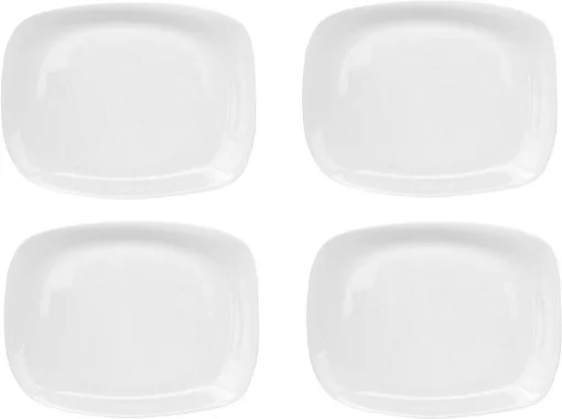 SET DA 4 PIATTO RETTANGOLARE PIANO LINEA PARMA GRANDE 24 X 34 CM - MAURY'S