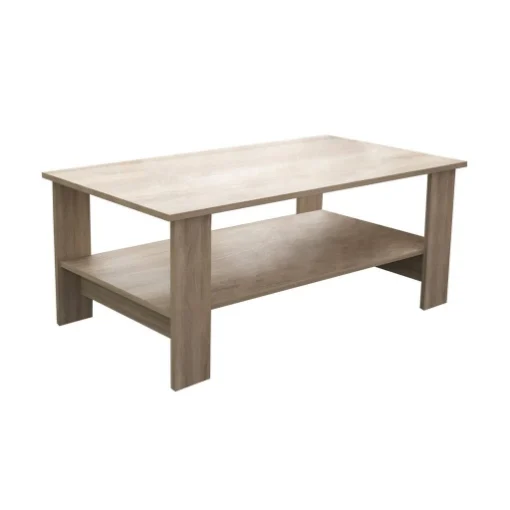 TAVOLINO MATCH DA SALOTTO IN COLORE ROVERE GRIGIO 100 X 55 X H41 CM - MAURY'S