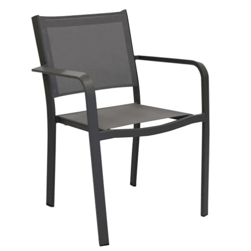 SEDIA ZANTE IMPILABILE IN COLORE TAUPE - MAURY'S