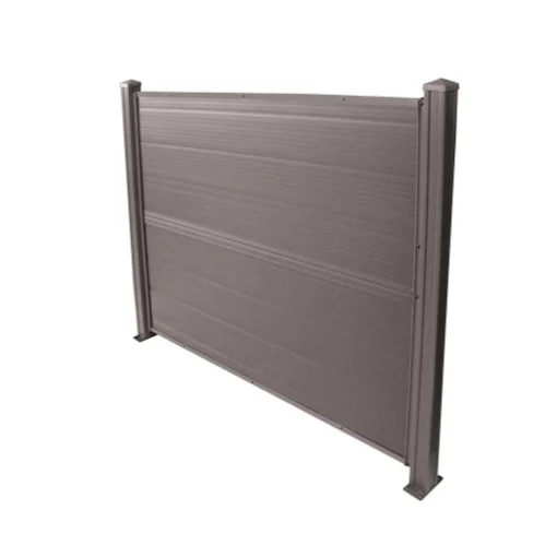 PANNELLO FENCING 150 X H120 CM IN RESINA DI COLORE MARRONE - KOMBO