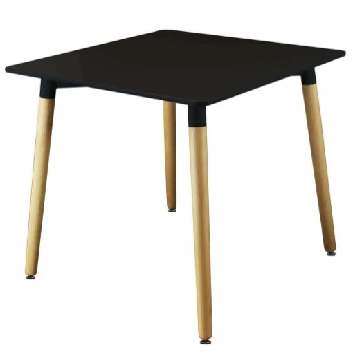 TAVOLO LIONE QUADRATO 80 X 80 X H75 CM IN COLORE NERO - MAURY'S