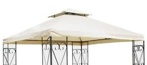 TELO BOSTON PER GAZEBO 3 X 3 MT IN COLORE AVORIO - KOMBO