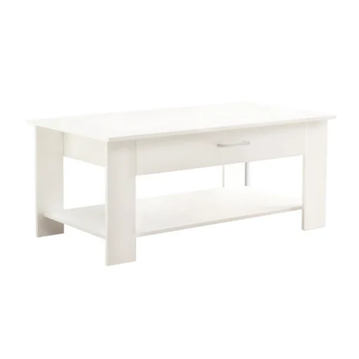 TAVOLINO MYRTO PER SALOTTI IN DESIGN MODERNO BIANCO - MAURY'S