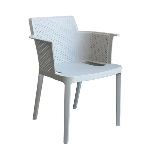 POLTRONA CATHY IN PLASTICA DI COLORE GRIGIO - MAURY'S