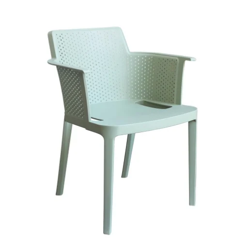 POLTRONA CATHY IN PLASTICA DI COLORE VERDE MENTA - MAURY'S