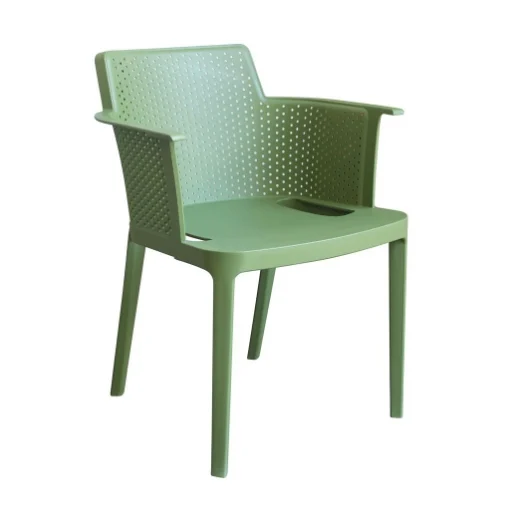 POLTRONA CATHY IN PLASTICA DI COLORE VERDE - MAURY'S