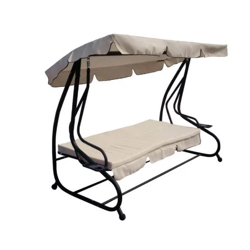 DONDOLO LETTO RELAX IN COLORE BEIGE 230 X 120 X H164 CM - GDLC