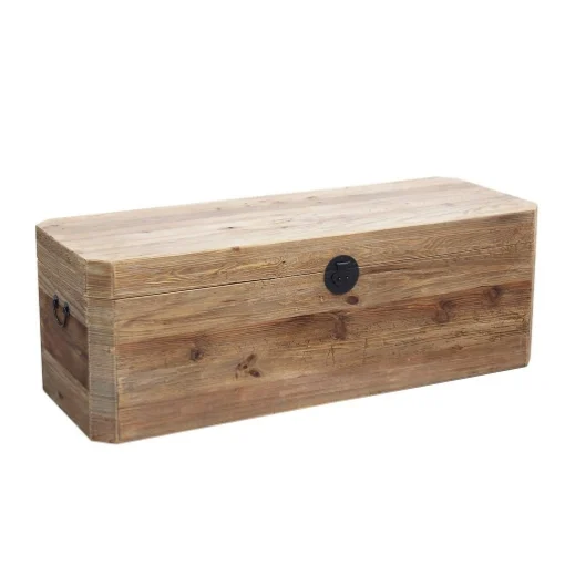 BAULE INGRAM IN LEGNO DI PINO RICICLATO 130 X 48 X H45 CM - MAURY'S