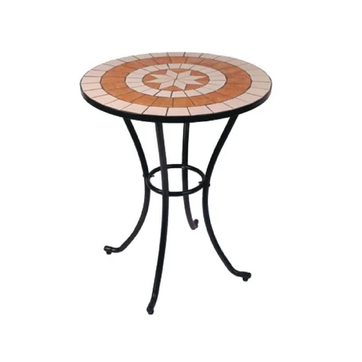 BISTROT TAVOLINO CON PIANO IN MOSAICO DALI 60 X H72 CM - PROGARDEN
