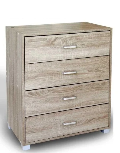 CASSETTIERA 4 CASSETTI ERMES IN LEGNO ROVERE 68X40X H83 CM - MAURY'S