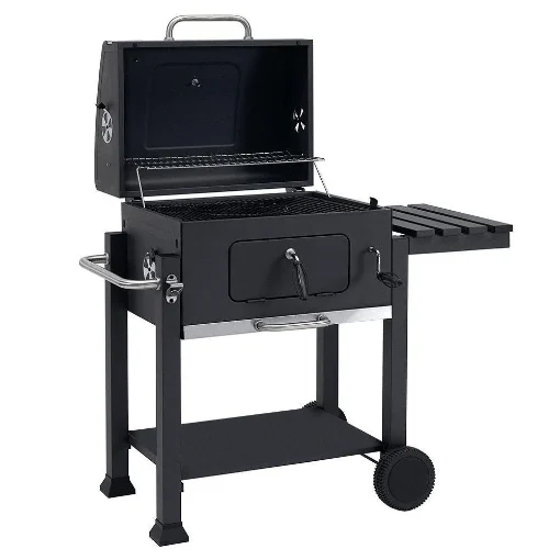 EL GAUCHO KUBRIK BARBECUE A CARBONELLA CON COPERCHIO TERMOMETRO E RUOTE