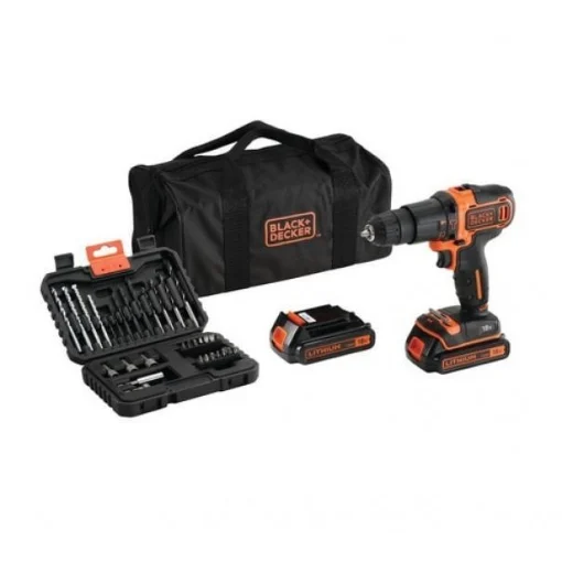 BLACK + DECKER TRAPANO AVVITATORE A PERCUSSIONE 18V - HIGH-TECH