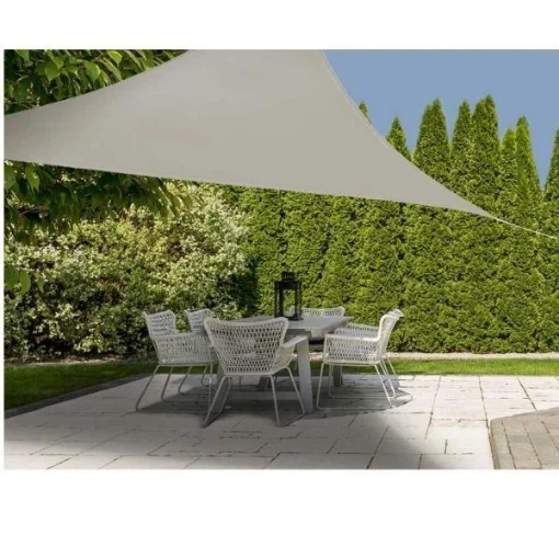 AMALFI VELA OMBRA TRIANGOLARE 3 X 3 X 3 MT BIANCA - KOMBO