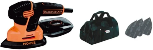 BLACK + DECKER LEVIGATRICE PALMARE MULTIFUNZIONE MOUSE 120W - HIGH-TECH