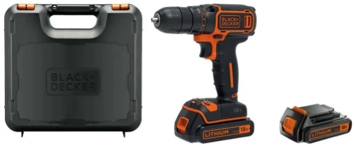 BLACK + DECKER TRAPANO A BATTERIA LITIO 18V - HIGH-TECH