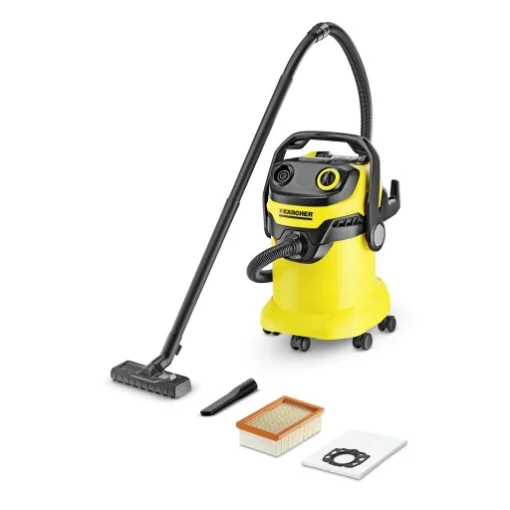KARCHER ASPIRTATUTTO WD5 PREMIUM PER SOLIDI LIQUIDI 1100 W - KOMBO