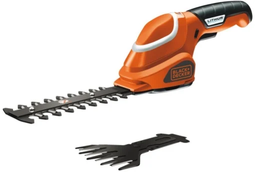 BLACK + DECKER KIT TAGLIASIEPI BATTERIA + GUANTI + FORBICI GIARDINAGGIO - HIGH-TECH